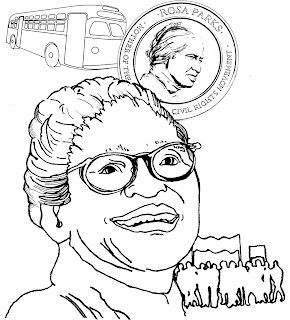of rosa parks for the educational coloring book remembering the ladies from patriots in petticoats to presidential candidates telling her stories