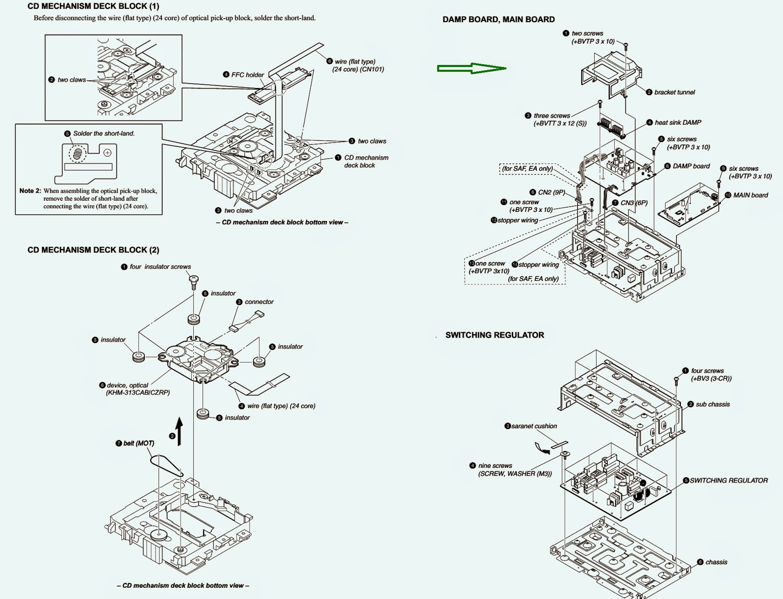 Master Electronics Repair Sony Hcd-sh2000