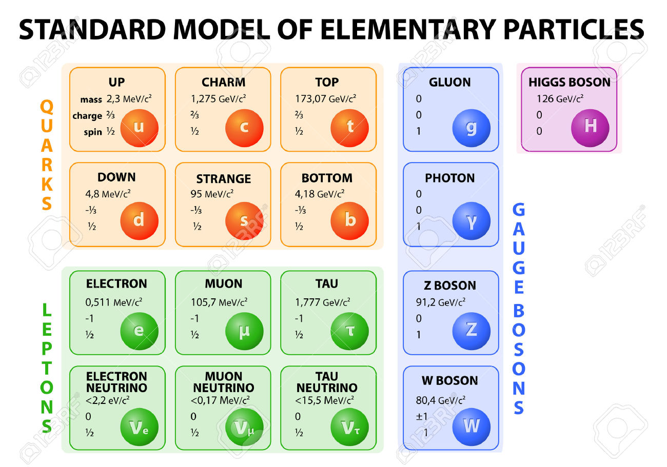 EL FÍSICO LOCO: Modelo estándar de la física de partículas