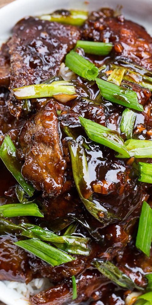 Homemade Mongolian Beef is so easy to make! Tender pieces of beef coated in a sweet and salty sauce. It's like beef candy!