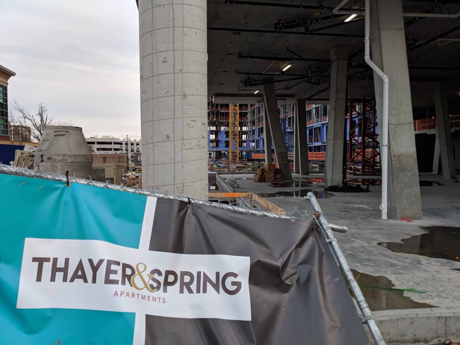 East MoCo Silver Spring construction update Thayer & Spring