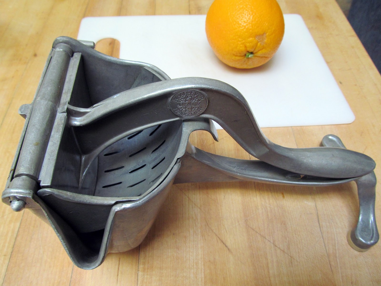 Adventures of a Whole Wheat Pastafarian Vintage orange juicer