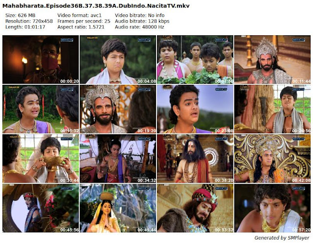 Download Mahabharata Episode 36B 37 38 39A Dubbing Indonesia H264/ AAC