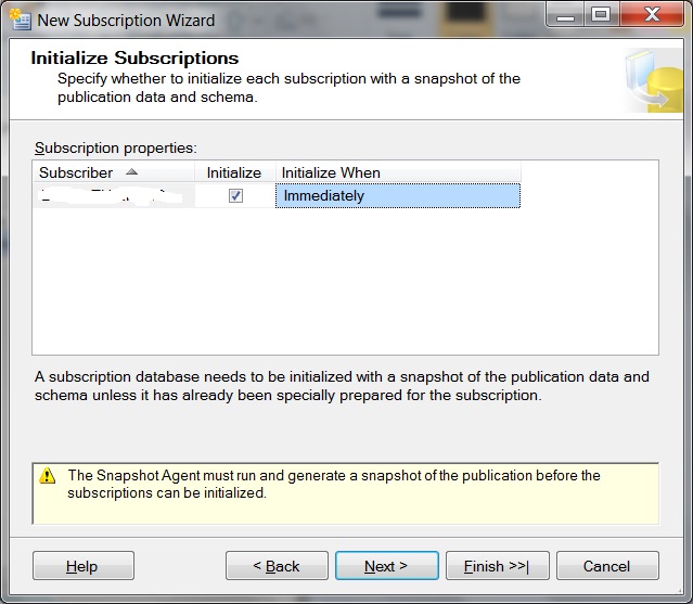 SQL Server - Rain or Shine : Creating a Transactional Replication