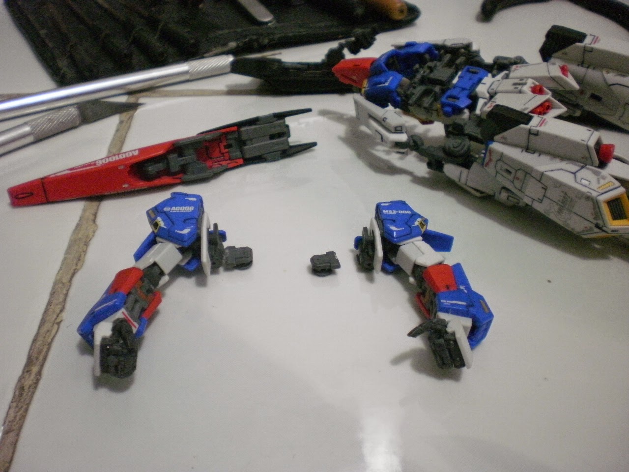 Drew's Gunpla Tips How to fix RG Zeta Gundam broken shoulder joint