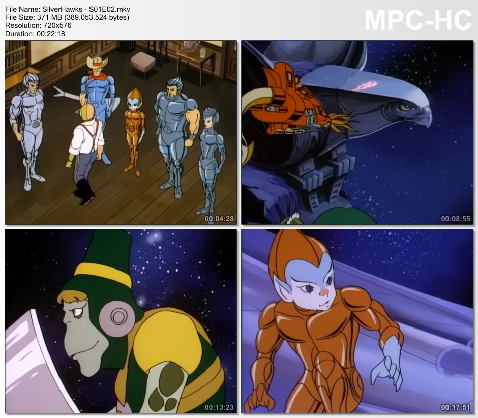 SILVERHAWKS - SÉRIE PARA TV (DUAL ÁUDIO/DVD-RIP) – 1986 2