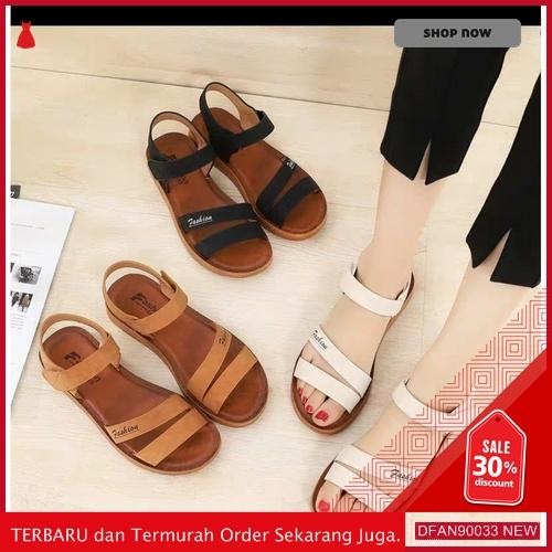 JUAL DFAN90033D178 SEPATU N SANDAL DW33x0178 WANITA FASHION TEPLEK TALI TERBARU BMGShop