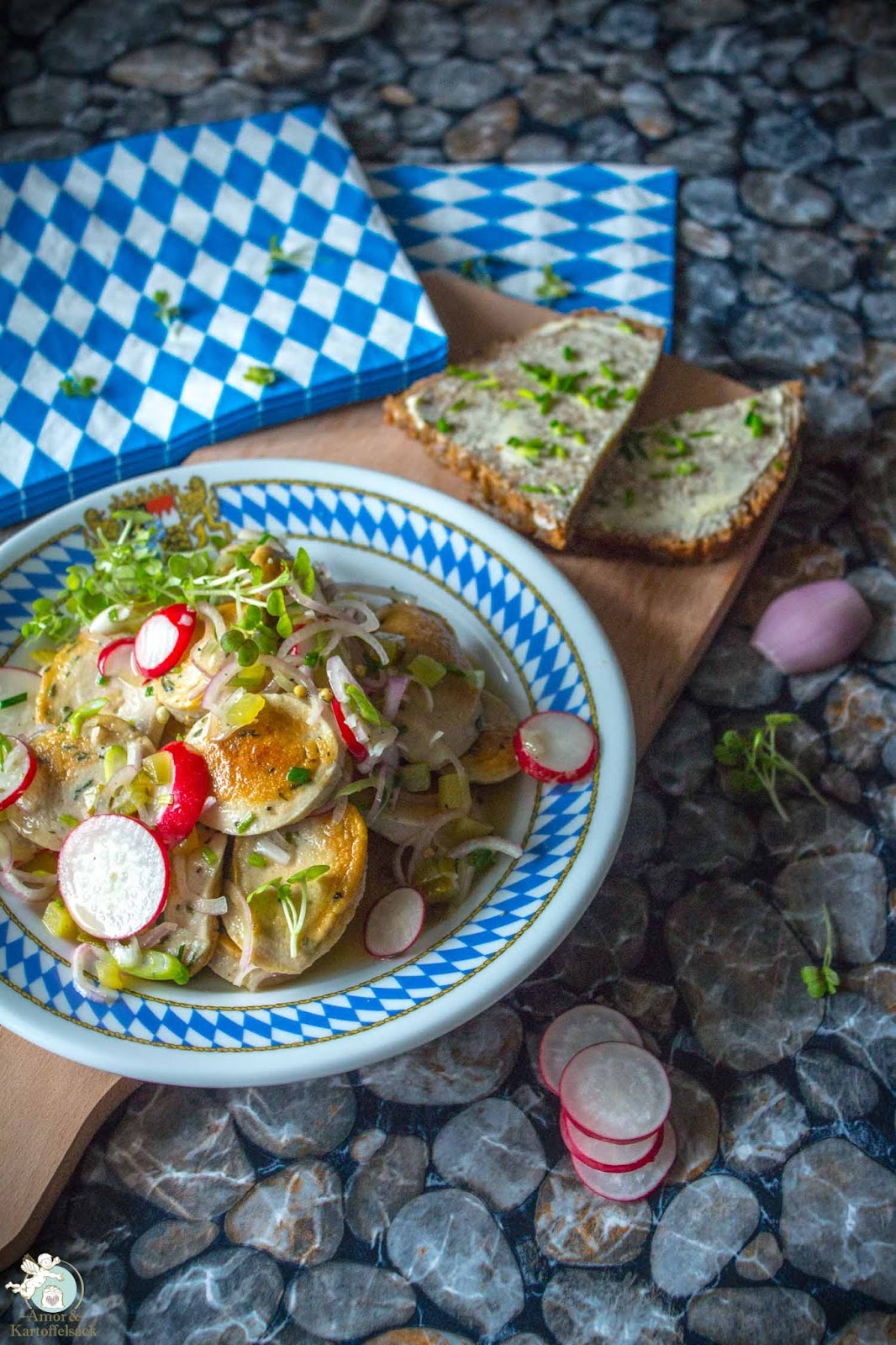 Amor&amp;Kartoffelsack: Weißwurstsalat