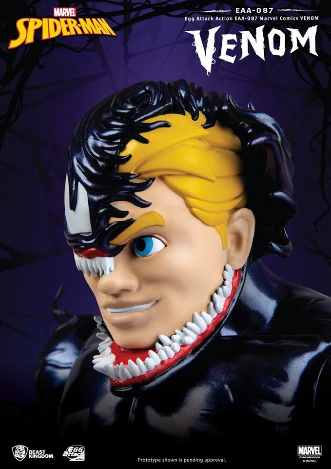 Venom chega a Beast Kingdom com sua nova peça da linha Egg Attack