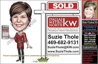 KW Sold Lawn Sign Business Card Ads