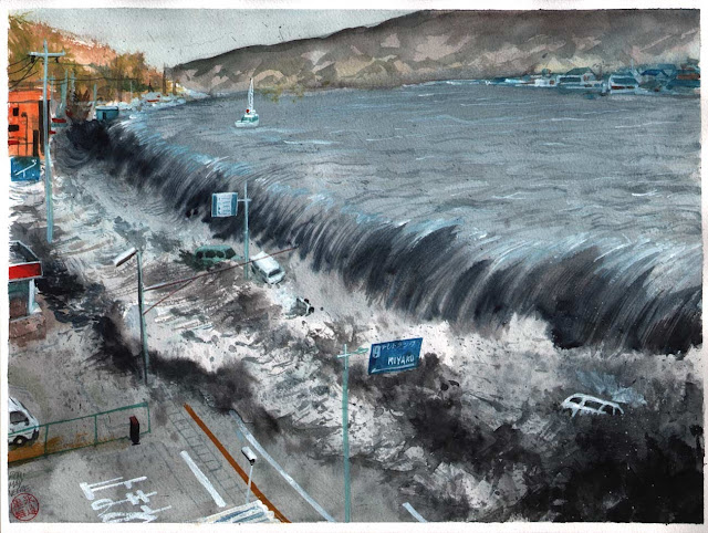 Tsunami japan kesennuma