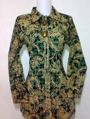 Foto Desain Baju Batik Kerja Mewah Foto Desain Baju Batik Kerja Mewah