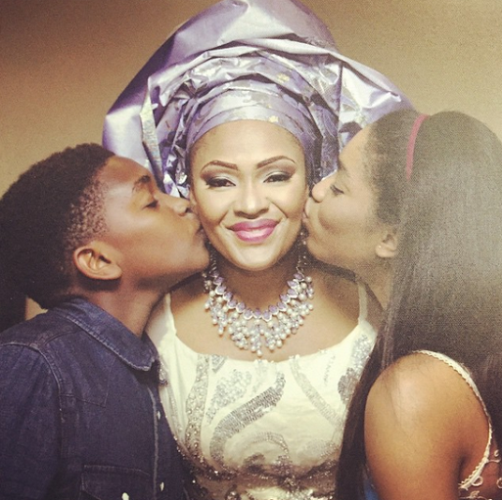 1 Adorable photo of Austin Okocha's wife and their children