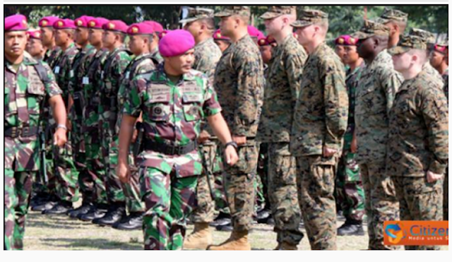 EDAN!!.. Tidak Tahan Gaya Latihan, Marinir AS Kepayahan Saat Latihan Bareng TNI 