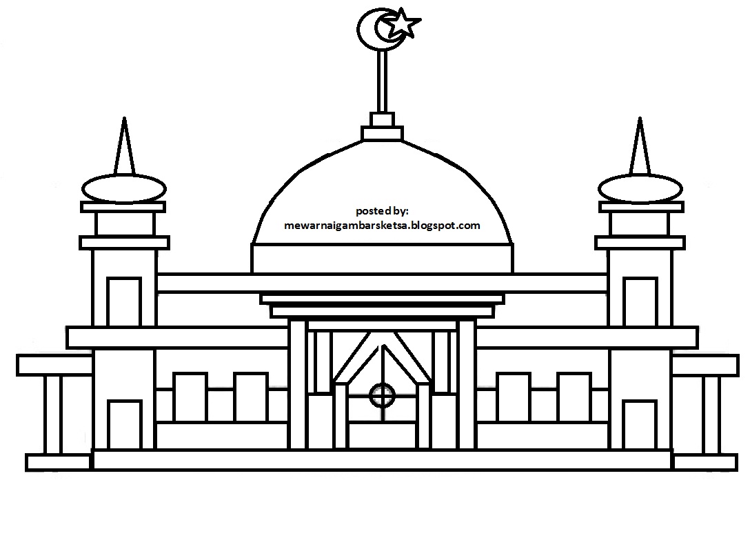 Image Result For Gambar Mewarnai Masjid Sd Image Result For Gambar Mewarnai Masjid Sd