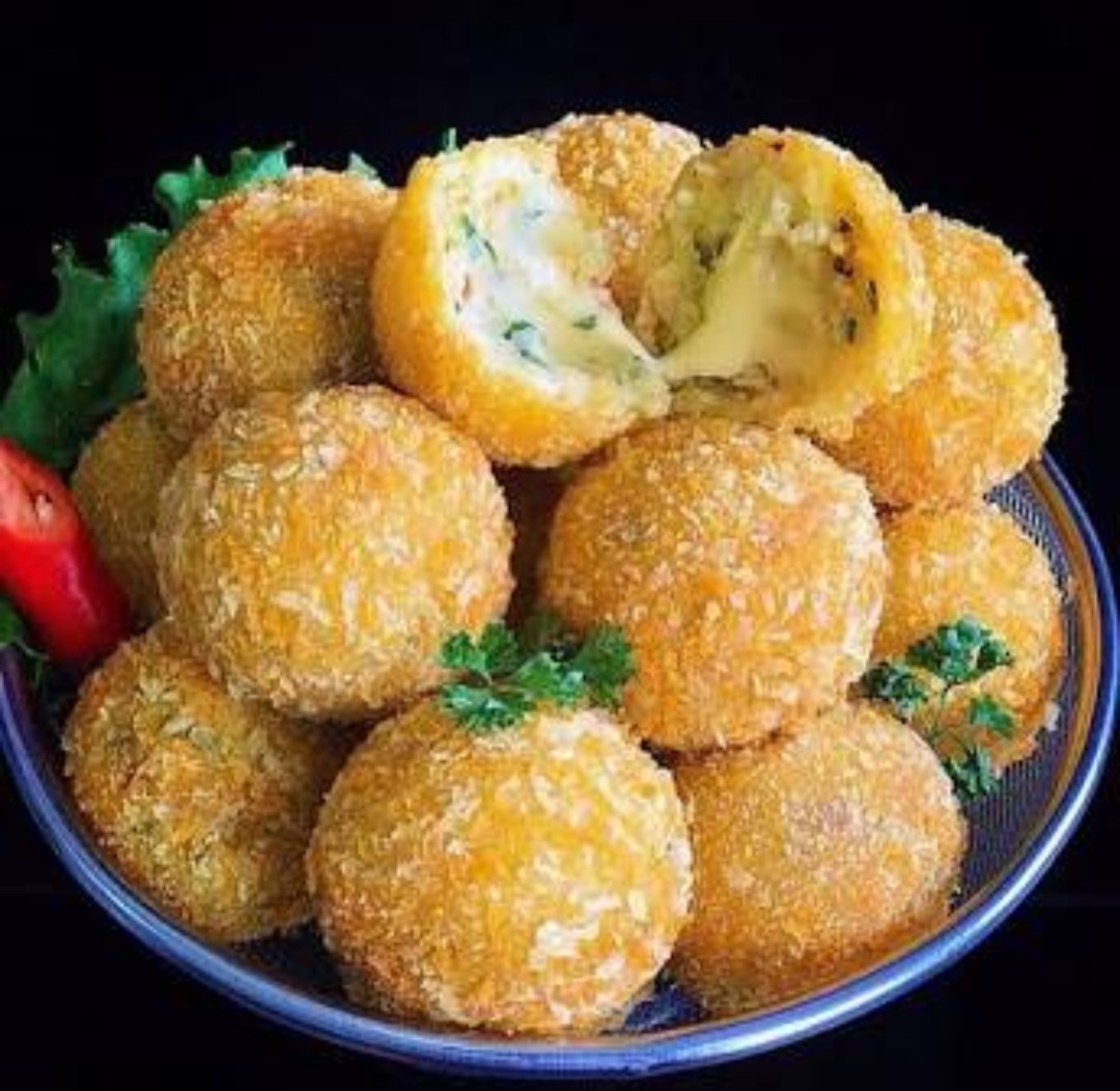 Kue Bola Bola Kentang Keju Kue Bola Bola Kentang Keju