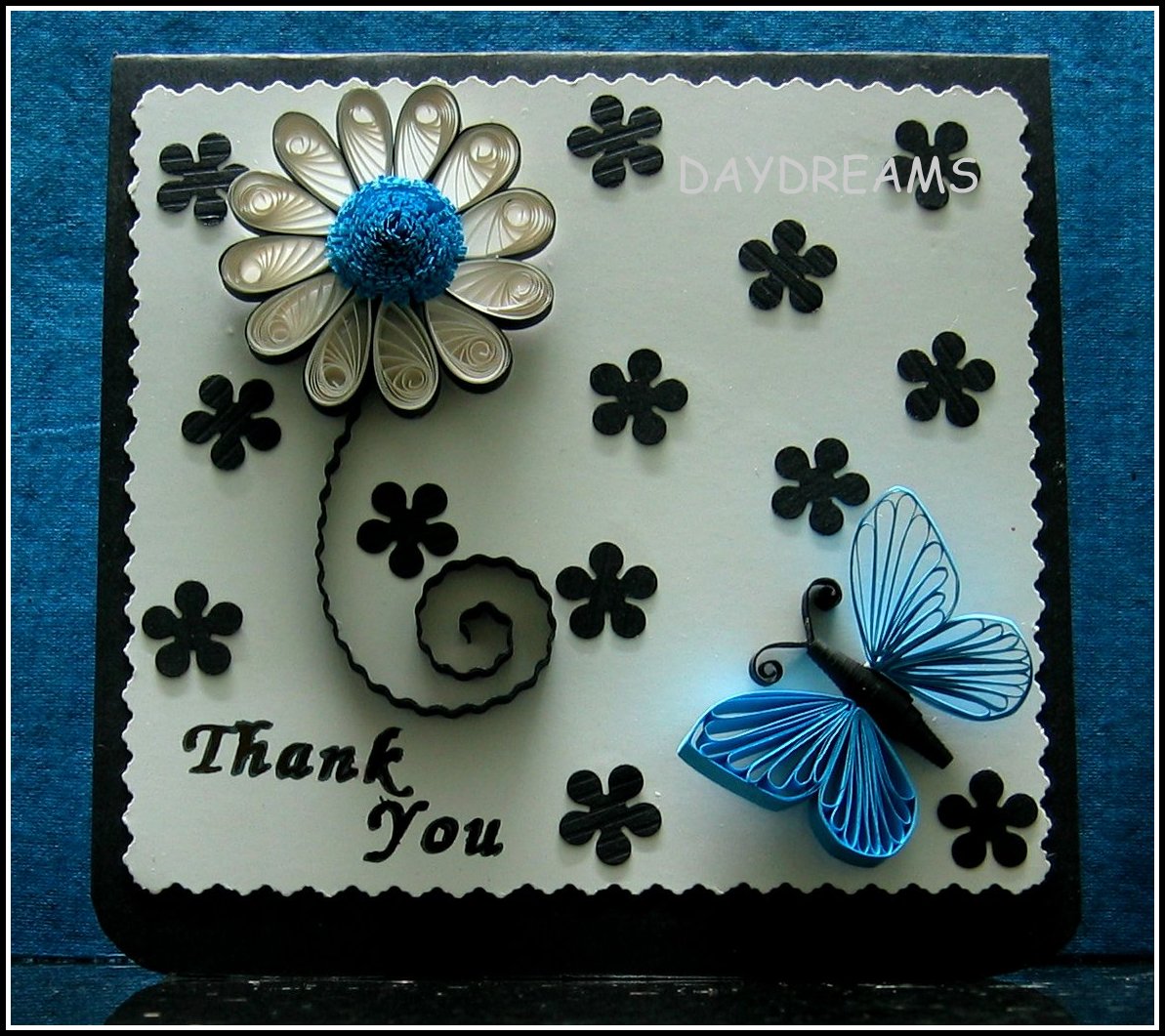 daydreams quilled card