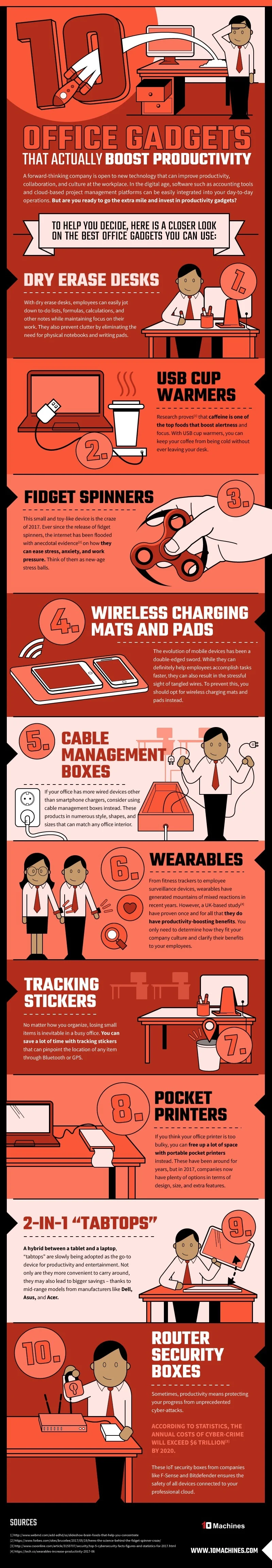10 Desk Hacks to Improve Your Thinking and Alertness At Work [infographic]