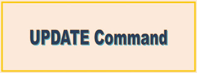 Update | Update SQL | SQL Update | DML Command