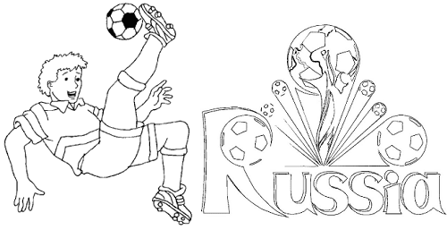 desenhos colorir copa do mundo 2018 imprimir desenhar pintar