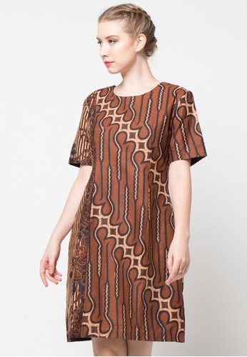 Model Dress Batik Cap Wanita Modern Cantik Model Dress Batik Cap Wanita Modern Cantik