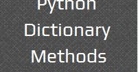 Python Dictionary Methods ~ Your Own Linux..!