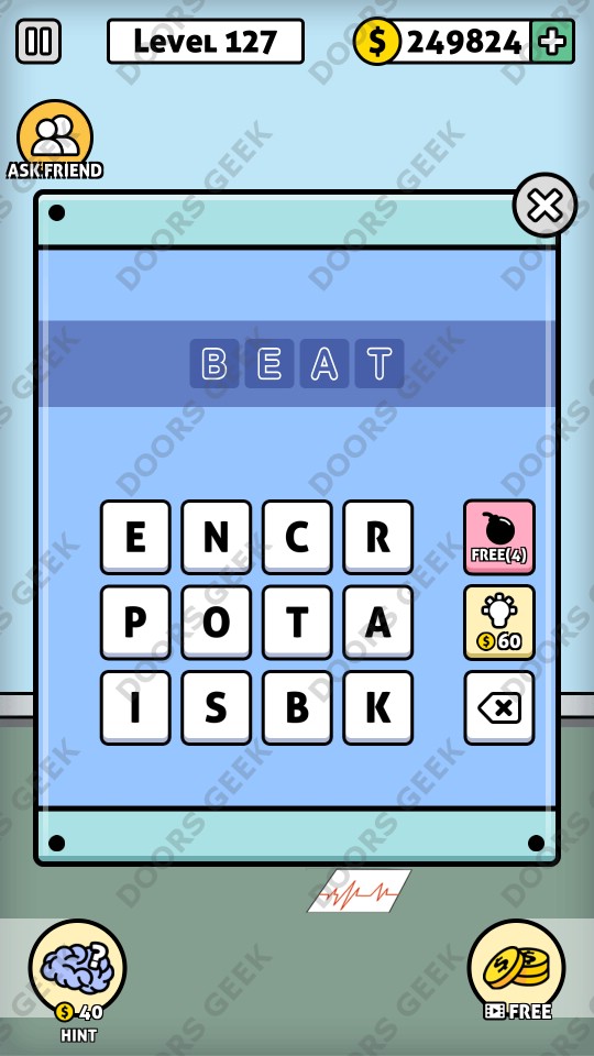Escape Room Mystery Word Level 127 Answer Doors Geek Escape Room Mystery Word Level 127 Answer Doors Geek