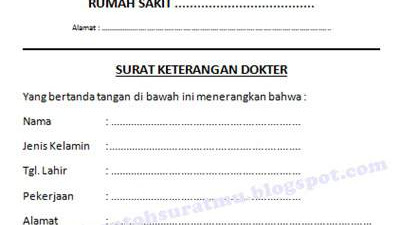 Contoh Surat Dokter Di Medan Contoh Surat