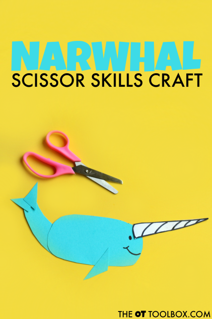 Narwhal craft for kids to make Make a narwhal craft that goes along with the children's' book Not Quite Narwahal