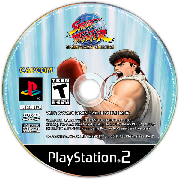 Jogo Street Fighter 30th Anniversary Collection PS4 Capcom com o