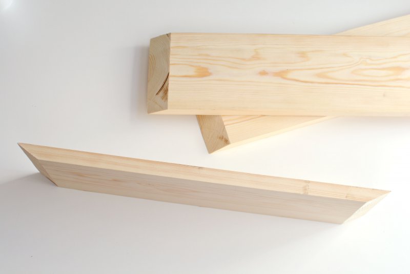 DIY triangle shelves — Caroline Burke Burkatron