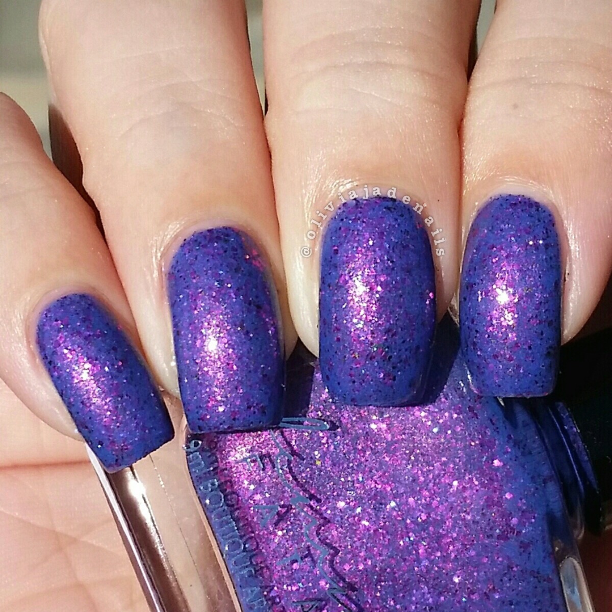 Femme Fatale Cosmetics Bodice Laces V2 swatched by Olivia Jade Nails