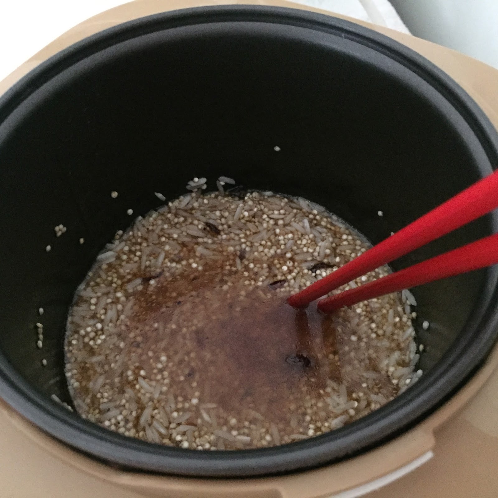 My Mind Patch Rice Cooker Garlic Pepper Quinoa Rice