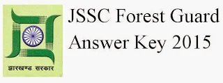 JSSC Forest Guard Answer Key 2015