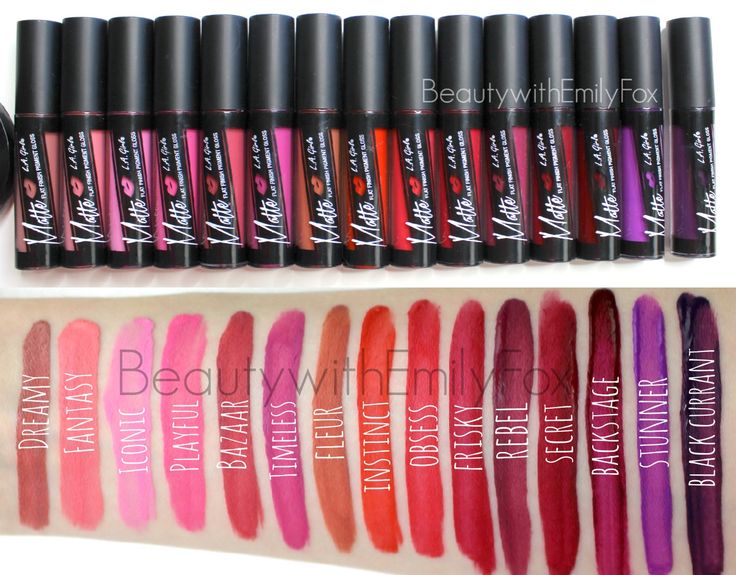 LA Girl Lipstick TheBeautyJunkie