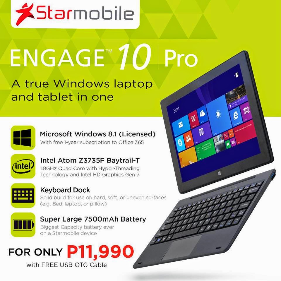Starmobile ENGAGE 10 Pro Specs, Price and Availability