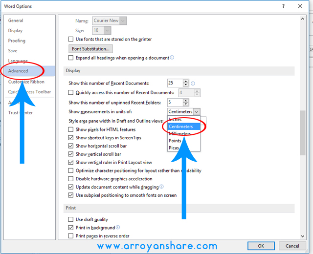 Cara Merubah Ukuran Inchi Menjadi Cm di Ms. Word Cara Merubah Ukuran Inchi Menjadi Cm di Ms. Word