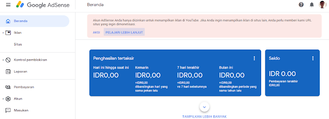 Cara Pindah Adsense Blogger ke Adsense Youtube Cara Pindah Adsense Blogger ke Adsense Youtube