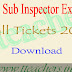 TS SI Exam hall tickets 2016 telangana si exam primary final key download