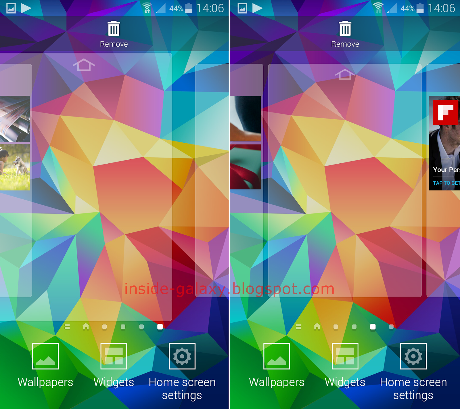 Inside Galaxy Samsung Galaxy S5 How to Add, Rearrange, Delete and Set