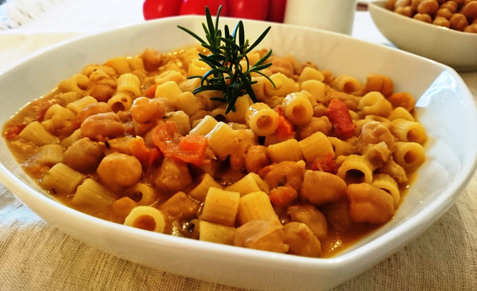 Pasta e ceci con il Bimby TM5 Ricette Bimby TM5 Ricettario completo