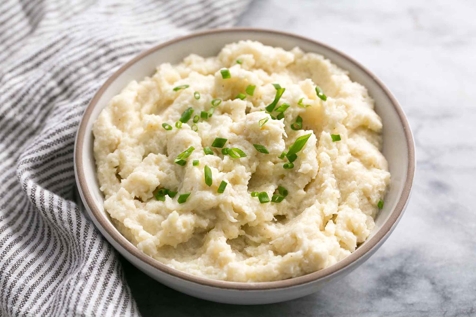 Mama's Cuisine Menu Cauliflower Mashed “Potatoes” with Browned Butter
