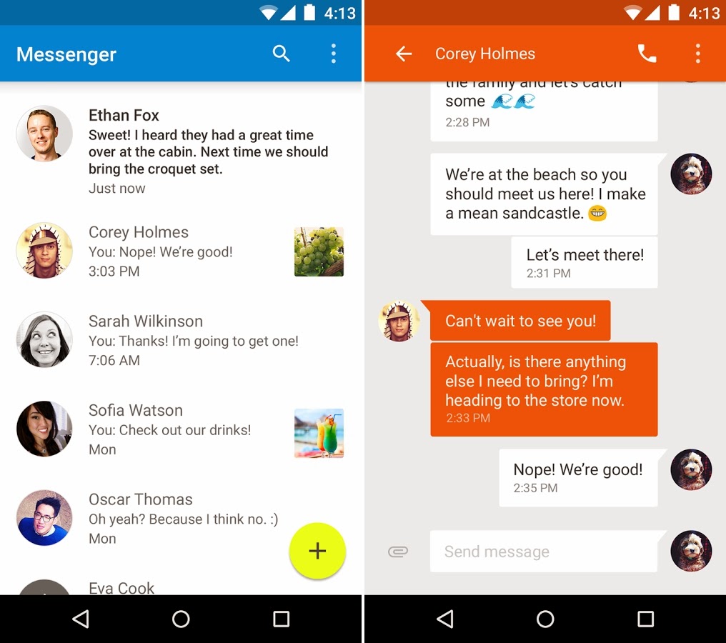 Google Messenger Android Messages Aplikasi SMS dan MMS Bawaan Android