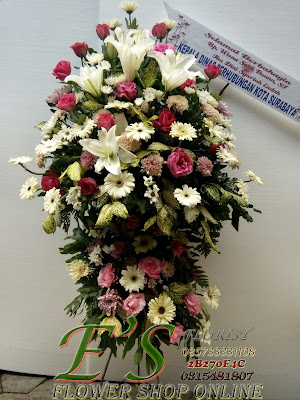 Standing Flower Happy Wedding standing flower ucapan pernikahan