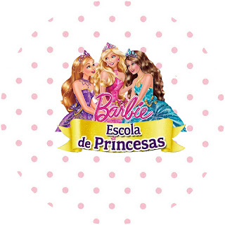 Barbie Escola de Princesas Tag rótulo