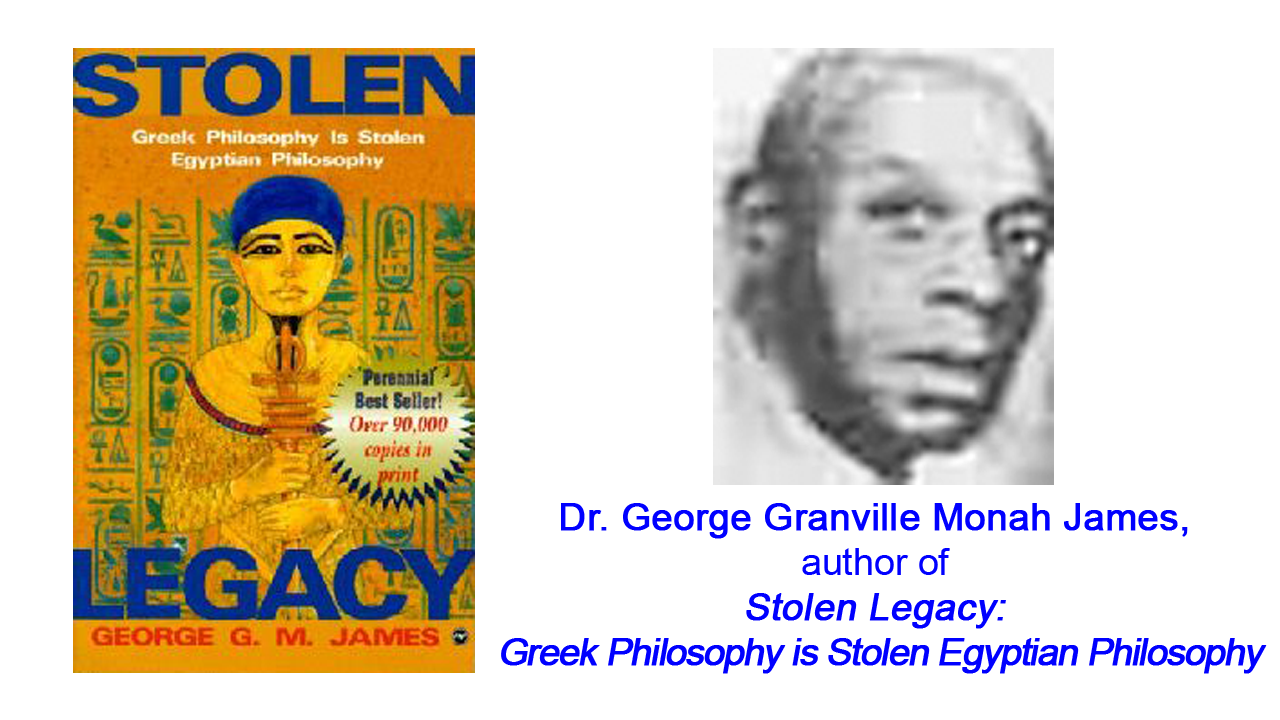 African Creation Energy G.M. James and Stolen Legacy