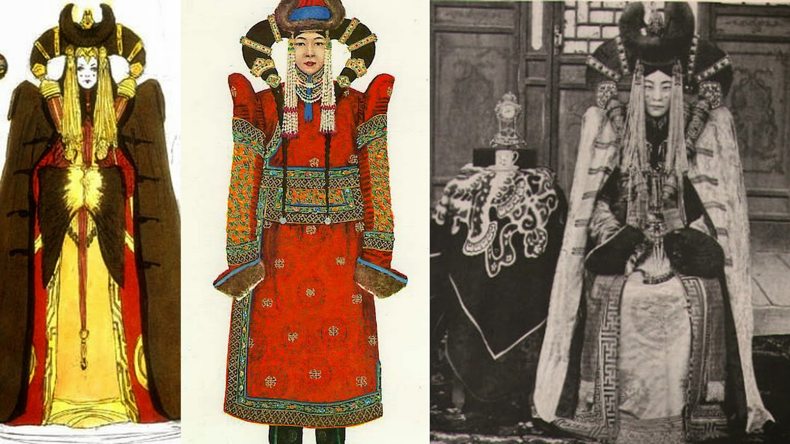 Первый монгольский костюм