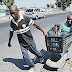 Stupidity Or Love? - Man Pushes Her Girlfriend About In A Trolley, Says Is His Job To Take Care Of Her