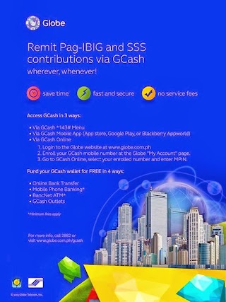 SSS and Pag-IBIG Payment of Contributions using Globe GCash SSS and Pag-IBIG Payment of Contributions using Globe GCash