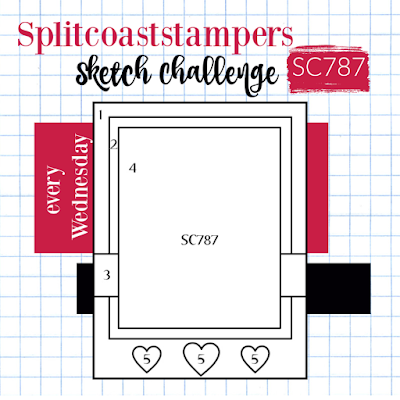 Splitcoaststampers Card Sketch Challenge 787 Splitcoaststampers Card Sketch Challenge 787